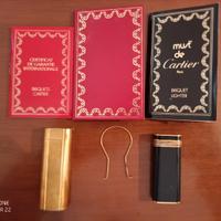 Coppia accendini Cartier vintage