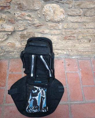 Borsa serbatoio moto Kappa K-Force con porta carti