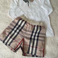 costume e polo burberry per bimbo