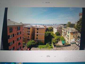 Genova Castello d 'Albertis vista porto