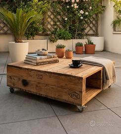 Tavolino esterno x terrazzo giardino legno pallet