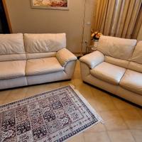 Coppia Divani in pelle Natuzzi