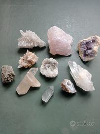 Minerali da Collezione lotto 10 campioni 