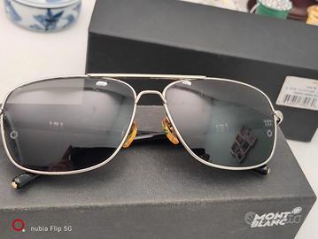 Occhiali da sole Vintage Mod Aviator di Montblanc 