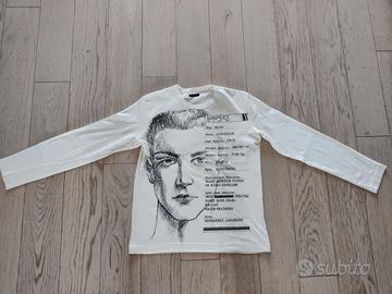 Maglietta a maniche Sisley lunghe bianca taglia L