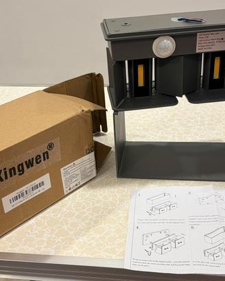 Lampada LED da parete nuova con sensore movimento