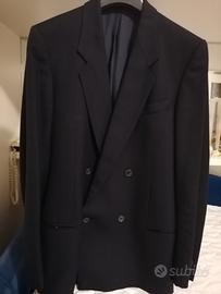 Giacca uomo doppio petto nera tg 50/52