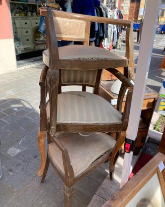 Sedie antiche imbottite