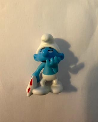 Puffo pigrone sorpresa ovetto kinder 2011 4cm