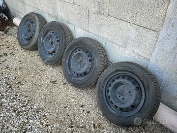CERCHI IN FERRO E GOMME INVERNALI 175/65/14