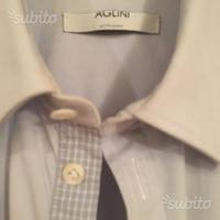 Camicia NUOVA uomo Aglini tg.48 collo 39 celeste