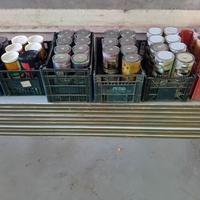 Lotto di vernici e finiture per decorazioni murali