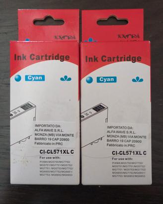 Toner blu compatibili con svariate stampanti