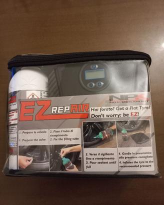 Kit per riparazioni pneumatici forati di auto e mo