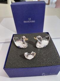 set swarovski famiglia di anatre in cristallo