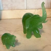 coppia elefanti giada