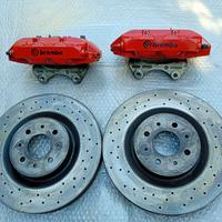 impianto frenante Brembo 305 Abarth 500/595