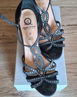 Scarpe da ballo Queen Helena n. 38 in vera pelle –