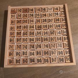 Plancia tabelline in legno