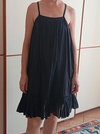 Prendisole nero 💯 cotone tg.M