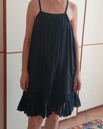 Prendisole nero 💯 cotone tg.M