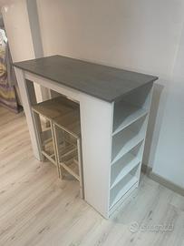 Isoletta bar per salotto open space cucina