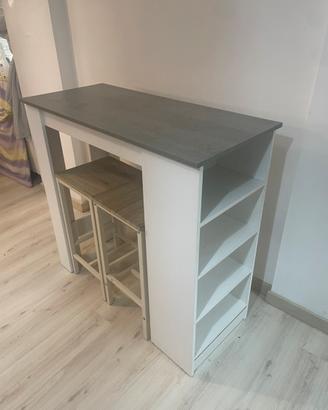 Isoletta bar per salotto open space cucina