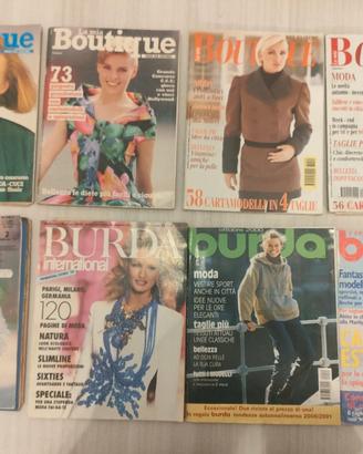 Lotto 8 Riviste Burda Moda,La Mia Boutique  Vintag