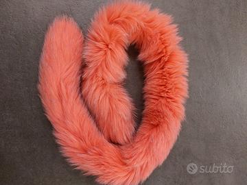 Sciarpa in pelliccia rosa Elena Mirò