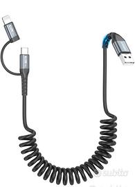 Cavo USB C Light-ning Spirale