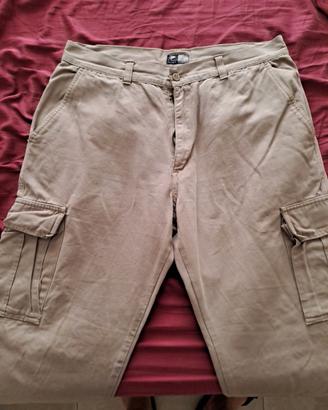 Pantalone Uomo Beige Cotone