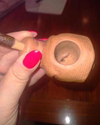 Pipa in terracotta cotta