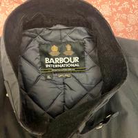 Giacca Barbour International Duke Wax  blu XL