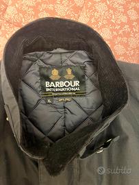 Giacca Barbour International Duke Wax  blu XL