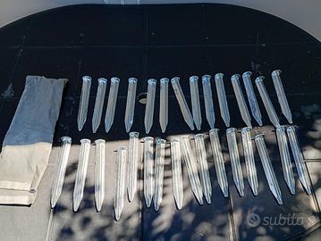 picchetti da campeggio in acciaio