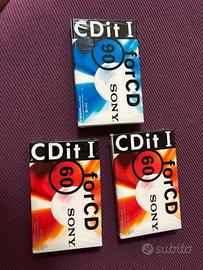 3 Audio cassette Sony CDit I vergini
