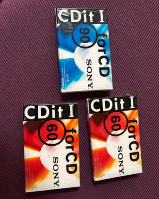 3 Audio cassette Sony CDit I vergini