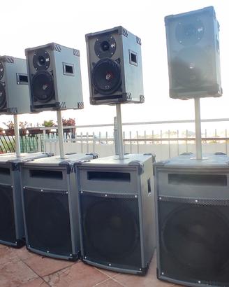 impianto audio professionale