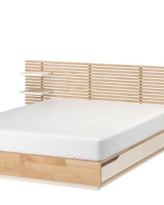 Letto matrimoniale in legno massello