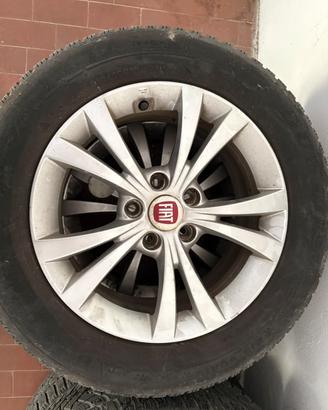 Cerchi e gomme fiat 500x r16