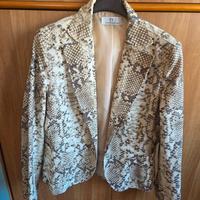 Giacca donna pitonata