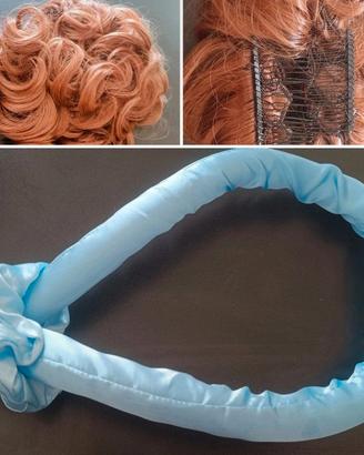 Fascia per ricci e chignon sintetico