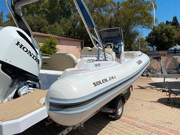 Gommone salpa 24,5 (770) + honda 250 tutto nuovo