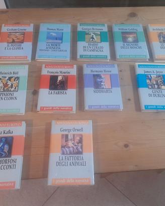 Lotto di 11 libri della collana Novecento Europeo.
