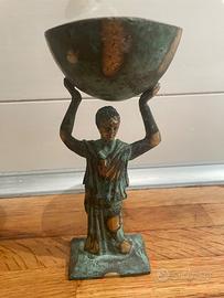 Statua in bronzo patinato Artigianato greco Katsik