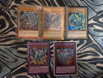 carte di Yu-Gi-Oh drago bianco occhi blu 