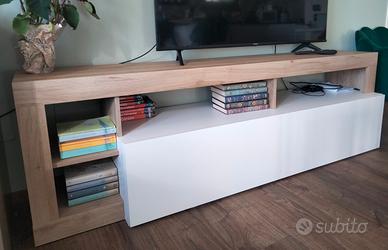 mobile marrone chiaro-bianco