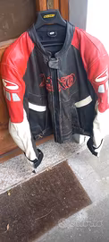 giacca moto in pelle misura 52/54 perfetta 