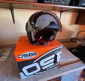 Casco jet con doppia visiera