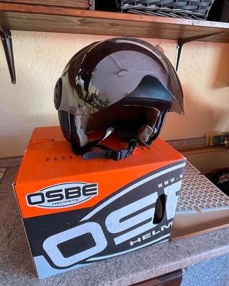Casco jet con doppia visiera